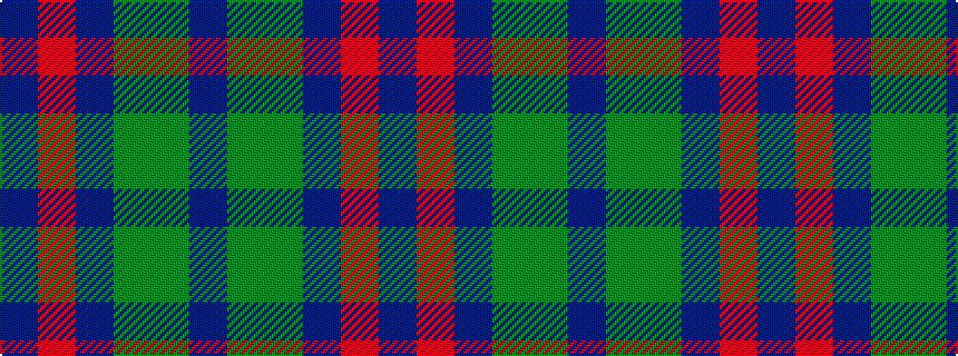 idealised woven sample of pattern BGGBRB