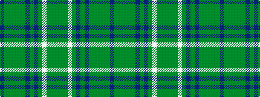 idealised woven sample of pattern BGGGGGBGBGWGGG