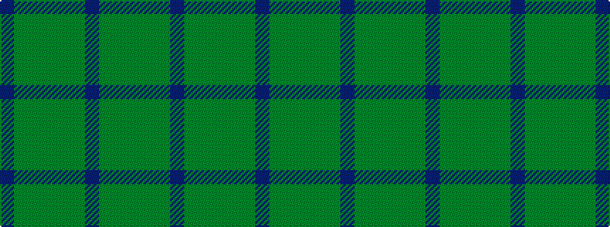 idealised woven sample of pattern BGGGGGBGGG