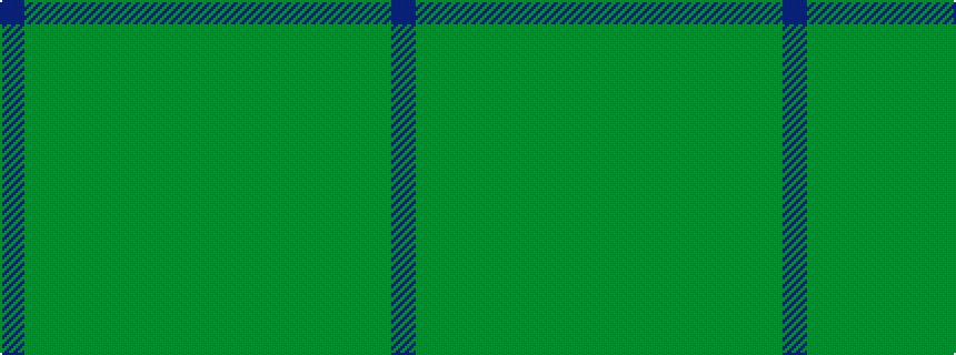 idealised woven sample of pattern BGGGGGGGG