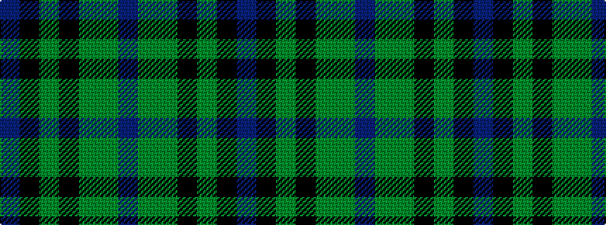 idealised woven sample of pattern BGGKGKB