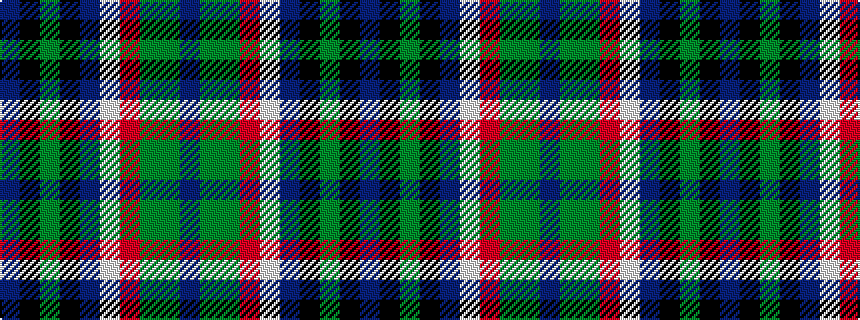 idealised woven sample of pattern BGGRWBKGKB