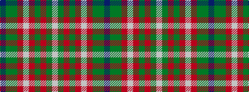 idealised woven sample of pattern BGGRWRGRGW