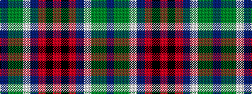 idealised woven sample of pattern BGGWBRKR