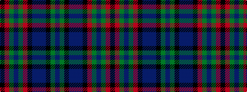 idealised woven sample of pattern BGKBBBKRGBGRK