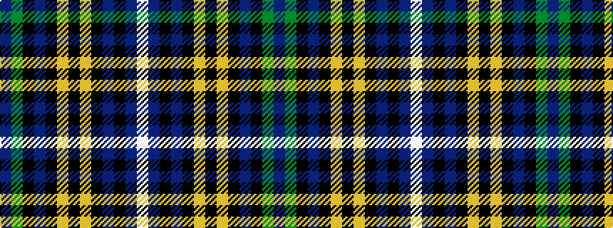 idealised woven sample of pattern BGKBKYKYKBKBW