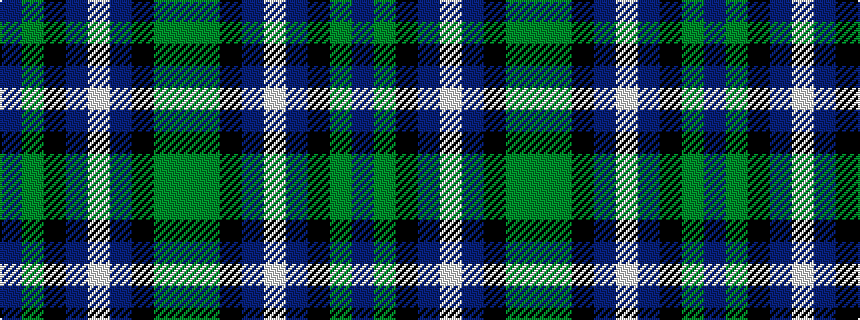 idealised woven sample of pattern BGKBWBKGG