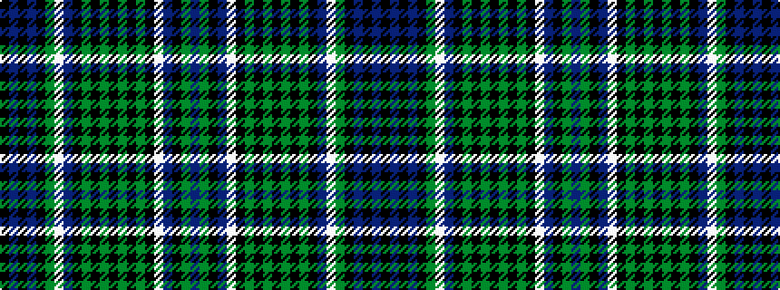 idealised woven sample of pattern BGKBWKGKGKGKGKBWGKBKBK