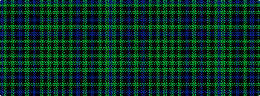 idealised woven sample of pattern BGKGKBKGKBKGKGKG