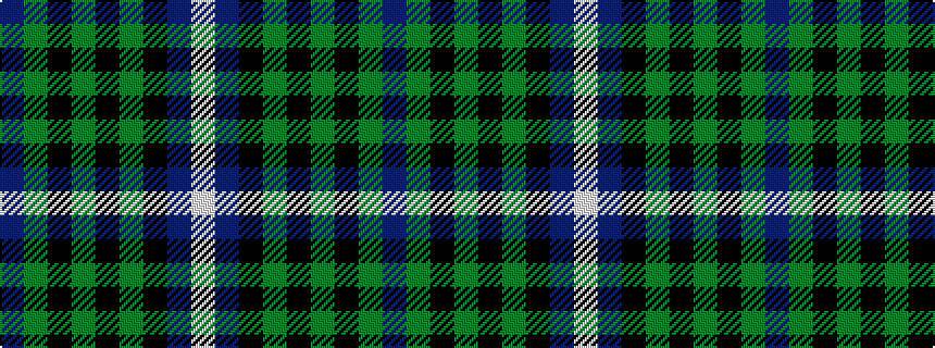 idealised woven sample of pattern BGKGKGKBW