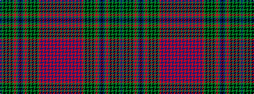 idealised woven sample of pattern BGKGKGKGRGBKBGRGKGKGKGRBRBRBRBRBRBR