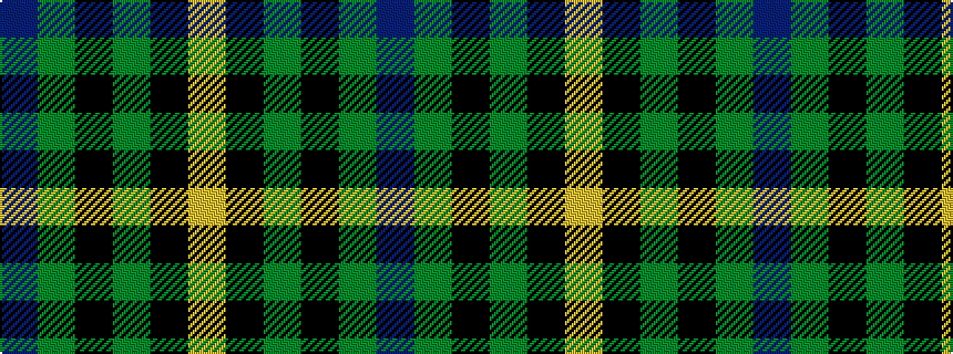 idealised woven sample of pattern BGKGKY