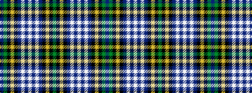 idealised woven sample of pattern BGKYKBWBWBWBKYKG