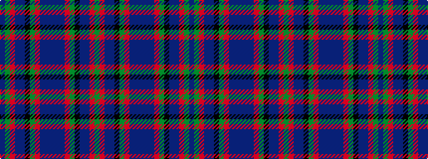 idealised woven sample of pattern BGRBBKGRBBBBBRGKBBRG