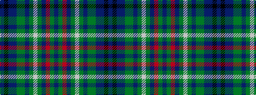 idealised woven sample of pattern BGRBGWGBGGBBKB