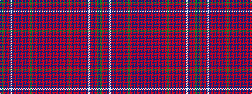 idealised woven sample of pattern BGRBRBWBRBRBRBRBRGRBRBRBRBRBR