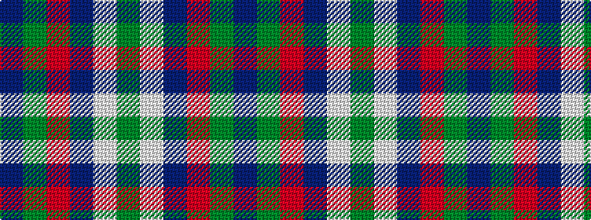 idealised woven sample of pattern BGRBWG