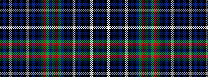 idealised woven sample of pattern BGRGBKBKWKBKBKWKBK