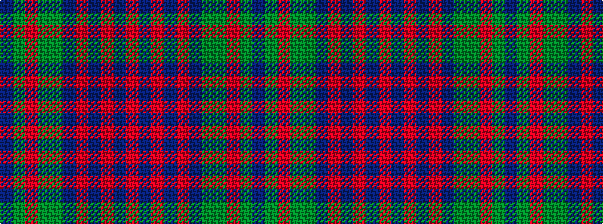 idealised woven sample of pattern BGRGGBRBRBR