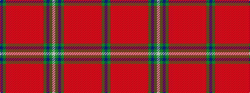 idealised woven sample of pattern BGRRRRRRRRRRRRRGBGW