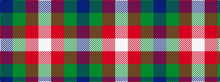 idealised woven sample of pattern BGRW