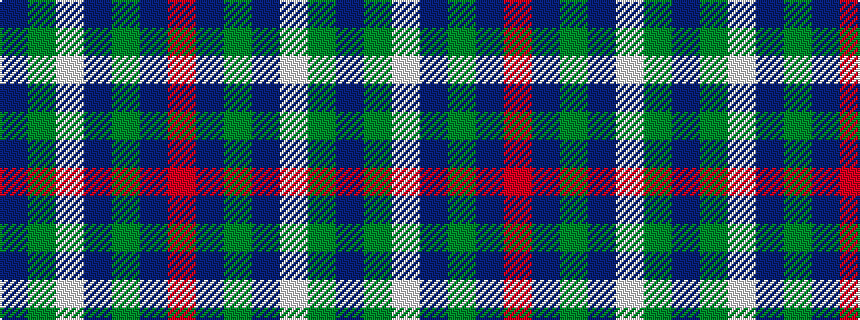 idealised woven sample of pattern BGWBGBR