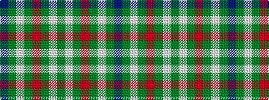 idealised woven sample of pattern BGWGRGWG