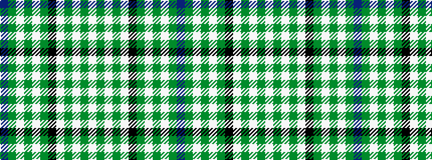 idealised woven sample of pattern BGWGWGKWGWGW