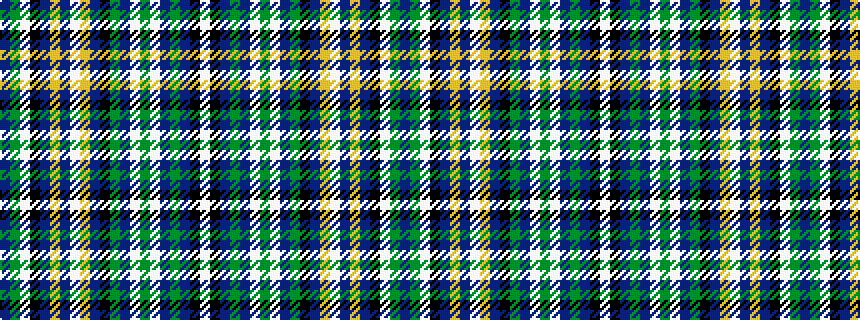 idealised woven sample of pattern BGWKBYBWYBKGBWGWBGBKW