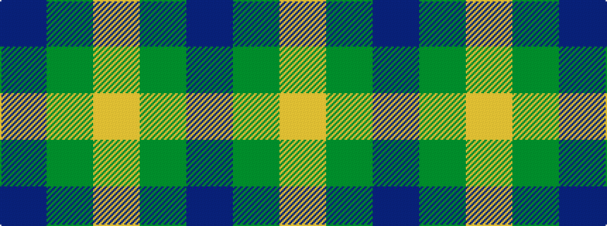 idealised woven sample of pattern BGY