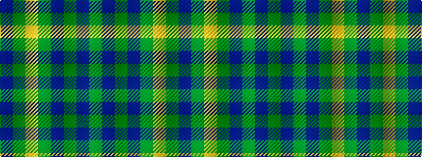 idealised woven sample of pattern BGYGBGBG