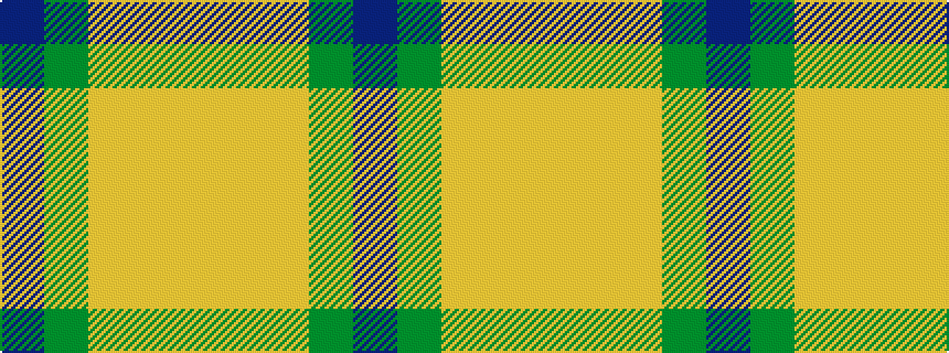 idealised woven sample of pattern BGYYY