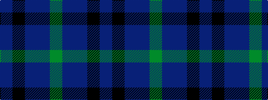 idealised woven sample of pattern BKBBG