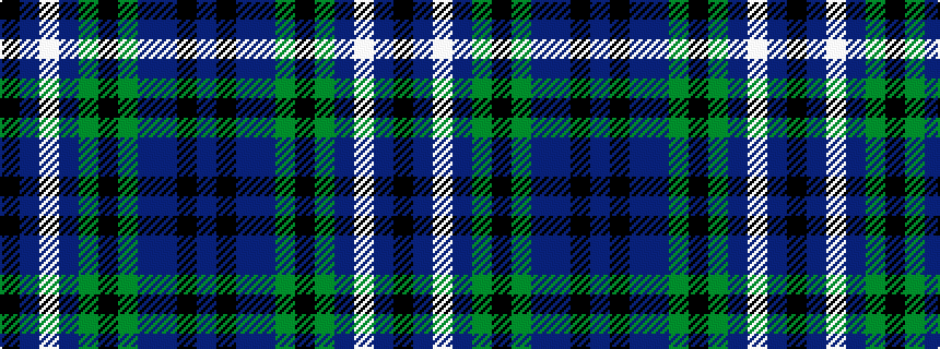 idealised woven sample of pattern BKBBGKGBWBK