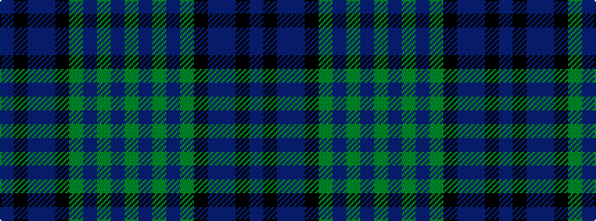 idealised woven sample of pattern BKBBKGBGBG
