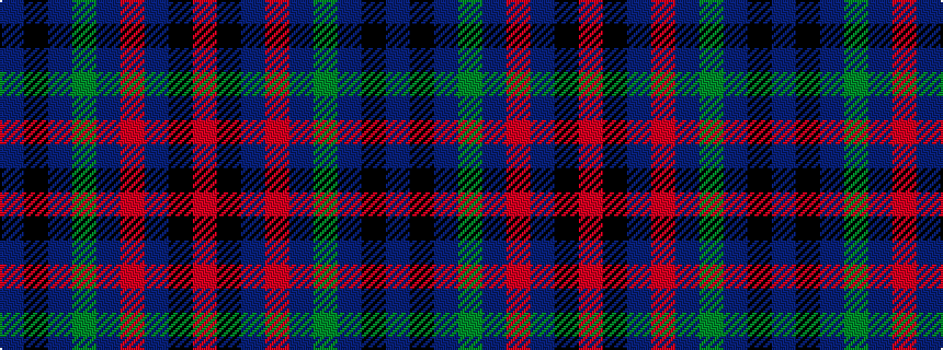 idealised woven sample of pattern BKBGBRBKR