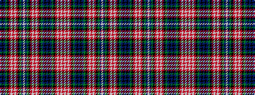idealised woven sample of pattern BKBGKRWRWRKGBWBGKRWRWRKGBKBKBGKRWRWR