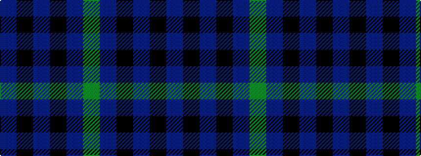 idealised woven sample of pattern BKBKBG