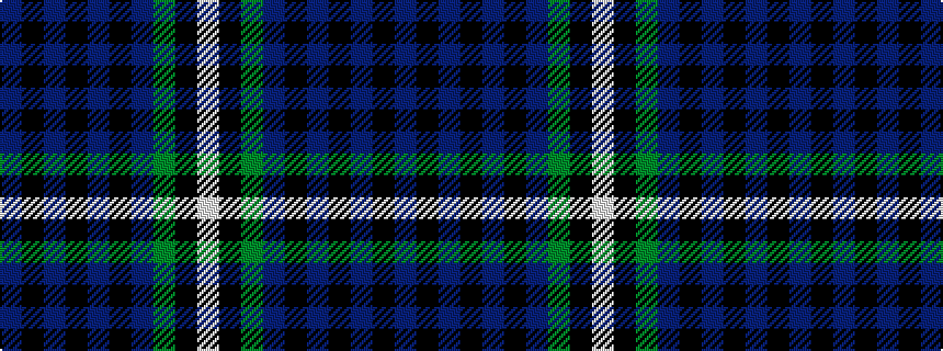idealised woven sample of pattern BKBKBKBGKW