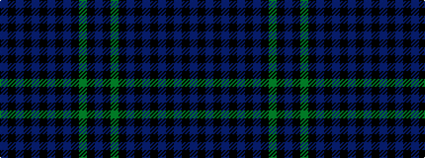 idealised woven sample of pattern BKBKBKBKBKGKB