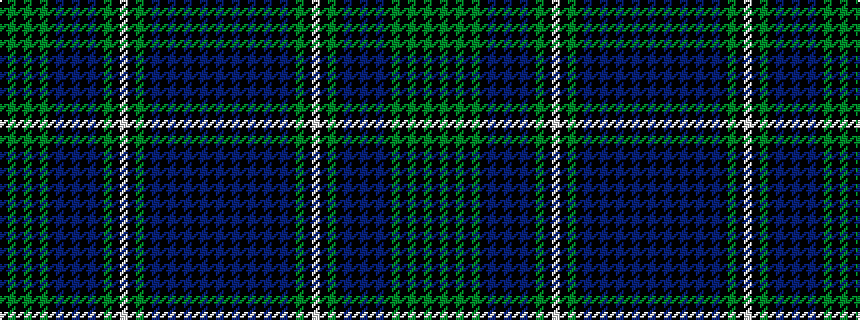 idealised woven sample of pattern BKBKBKBKBKGKWKGKBKBKBKGKGKGK