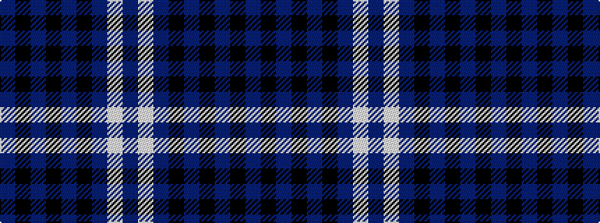 idealised woven sample of pattern BKBKBKBWB