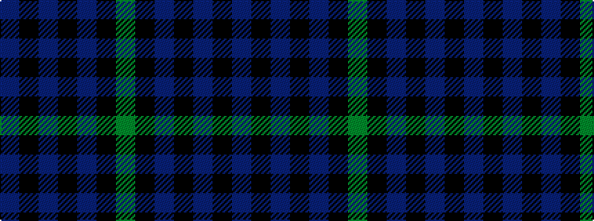 idealised woven sample of pattern BKBKBKG