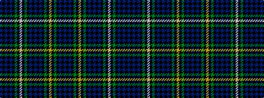 idealised woven sample of pattern BKBKBKGKWKGKBKBKBKGKYKGKBKB