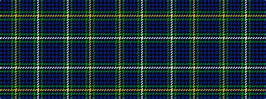 idealised woven sample of pattern BKBKBKGKWKGKBKBKBKGKYKGKBKBKB
