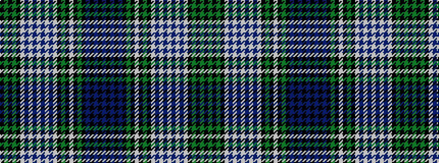 idealised woven sample of pattern BKBKBKGKWKGKWBWBWBWBWKGKGK
