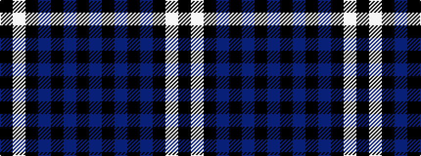 idealised woven sample of pattern BKBKBKWK