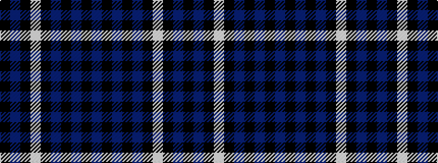 idealised woven sample of pattern BKBKBKWKBK