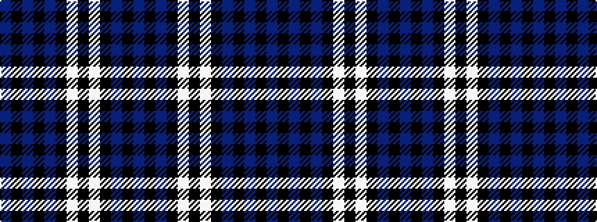 idealised woven sample of pattern BKBKBKWKWKBKB