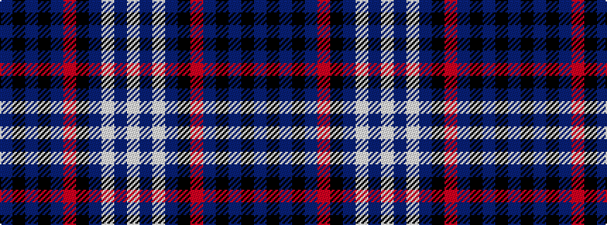 idealised woven sample of pattern BKBKBRKBWBW